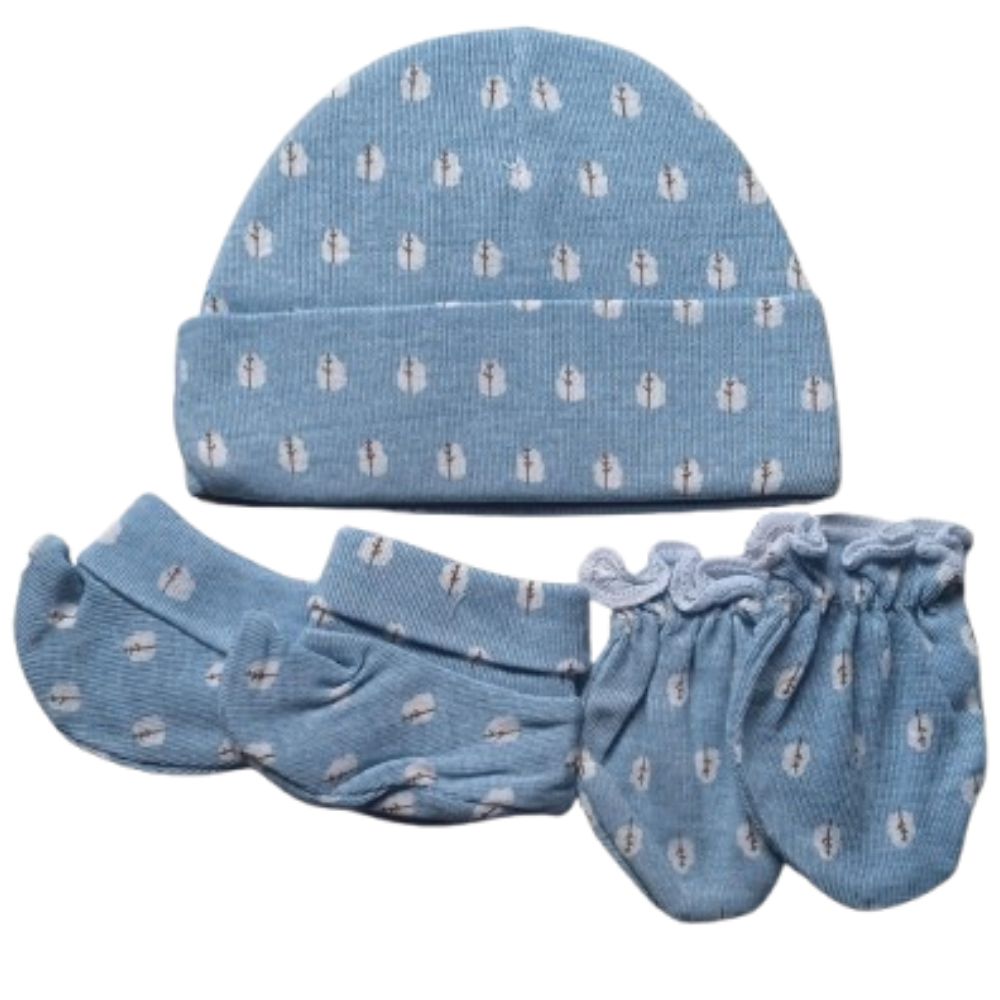 Hat, Sock & Mitten Set