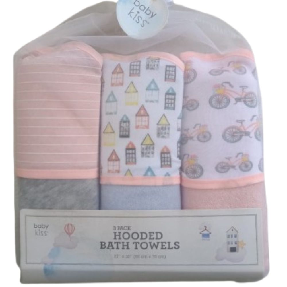 Hooded Bath Towels – Pack of 3