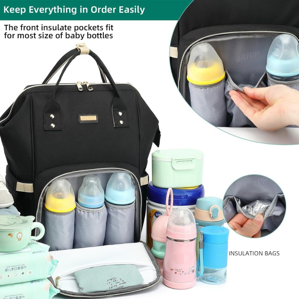 Knapsack Diaper Bag – Stylish, Spacious & Hands-Free Convenience
