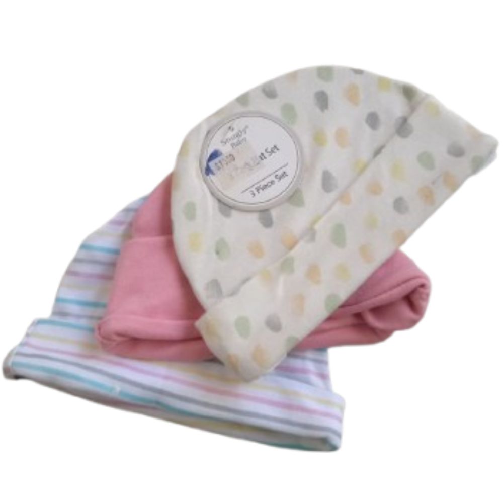 Hats (3 Pack): 0 - 3 mths