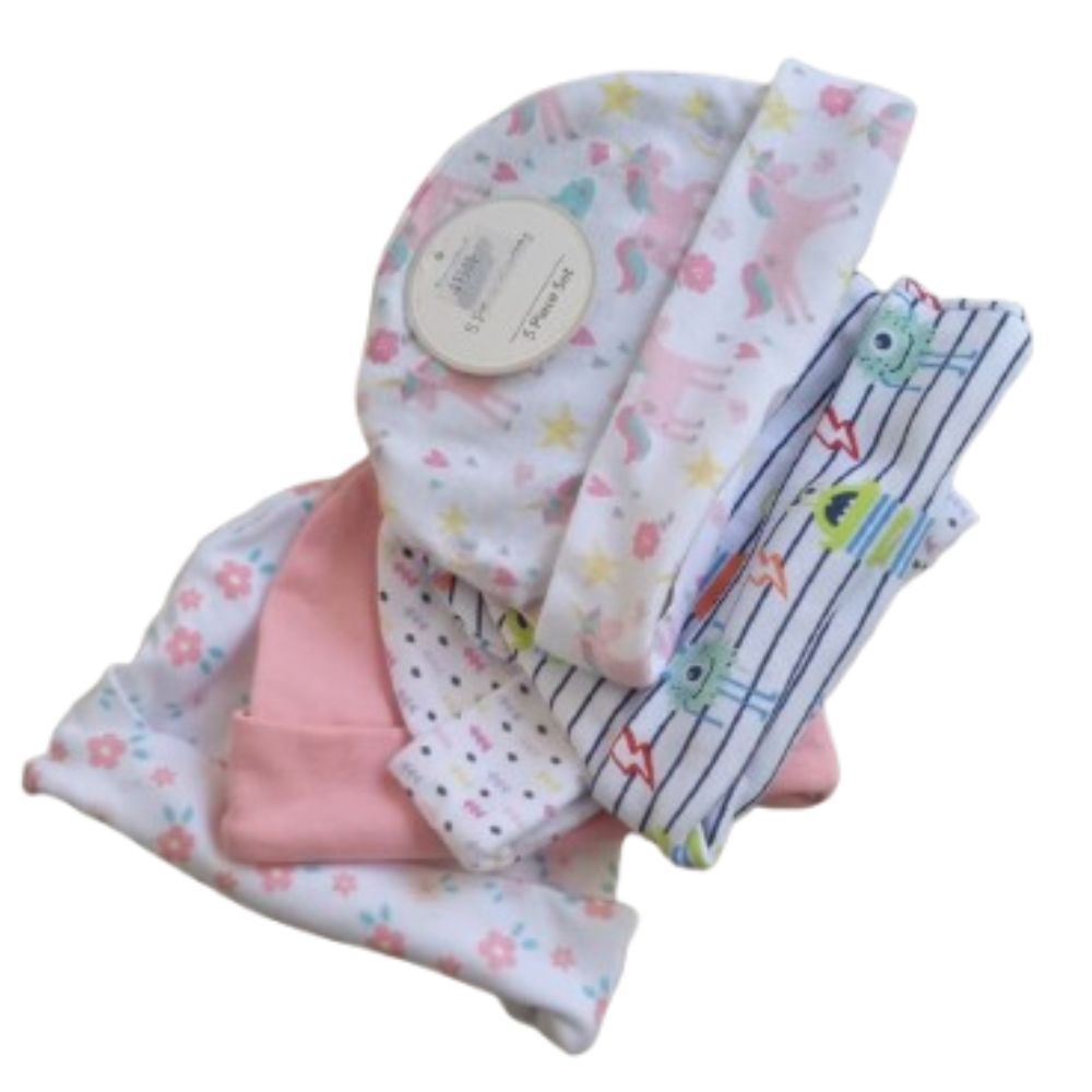 Hats (5 Pack) 0 - 3 mths