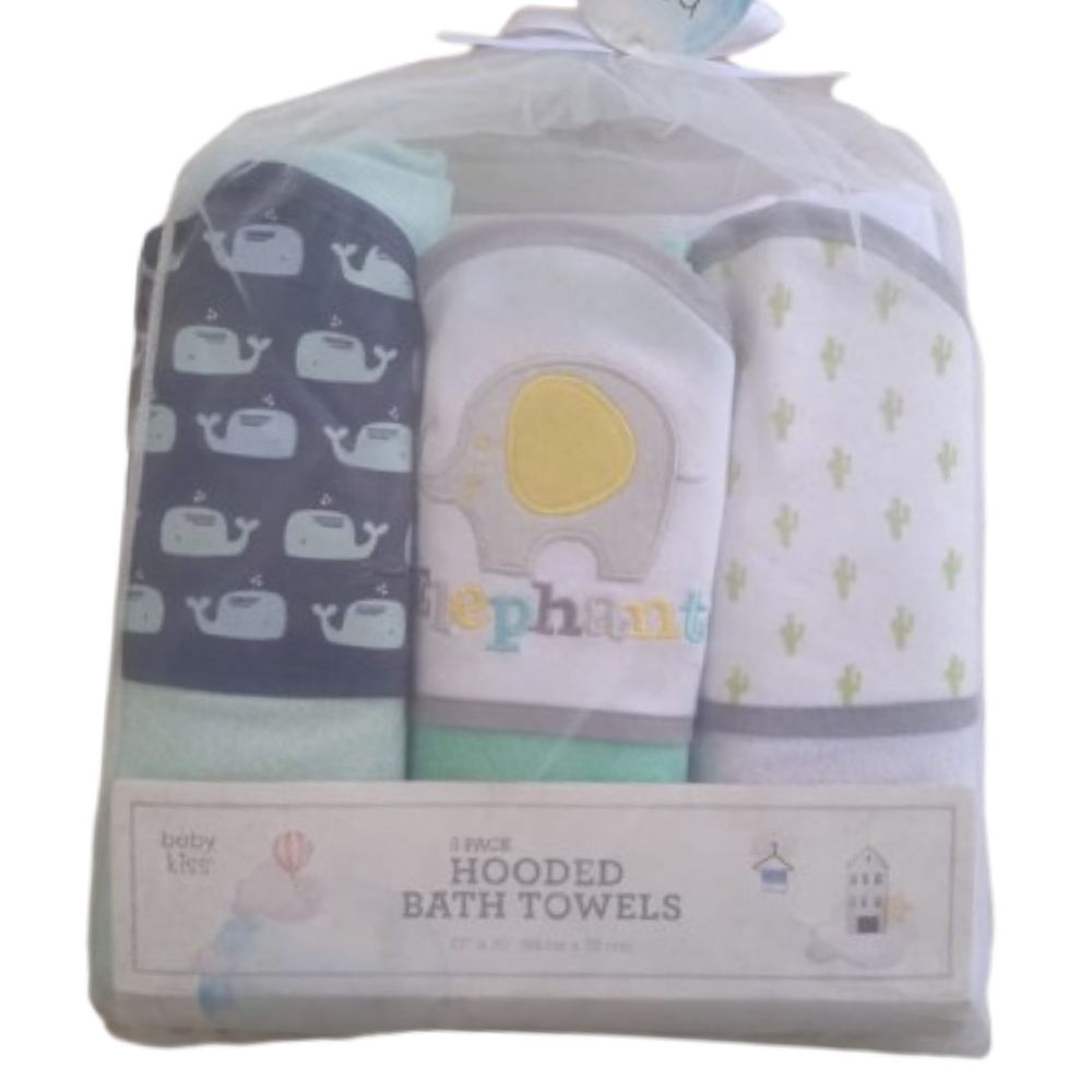 Hooded Bath Towels – Pack of 3
