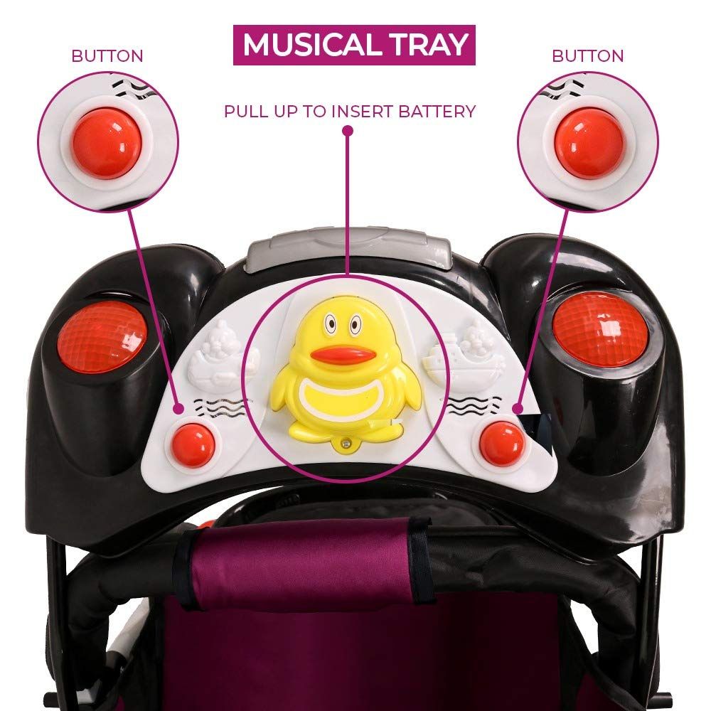 Stroller with Musical Chimes