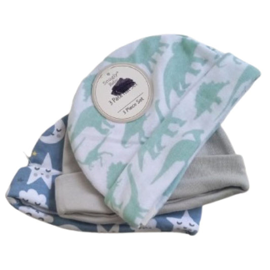 Hats (3-Pack) 0 - 3 mths