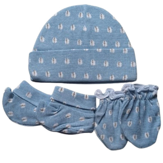Hat, Sock & Mitten Set