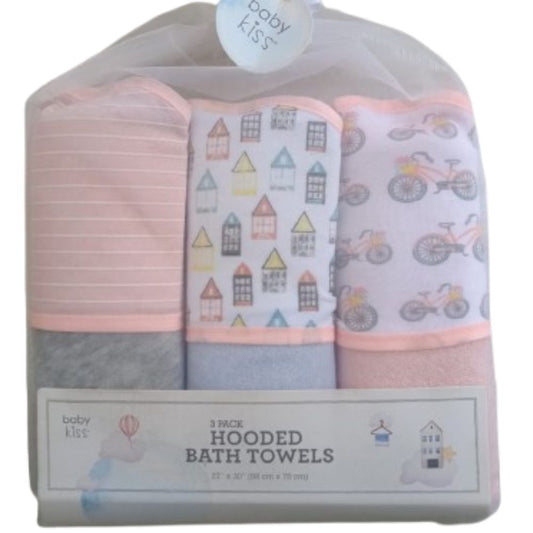 Hooded Bath Towels – Pack of 3