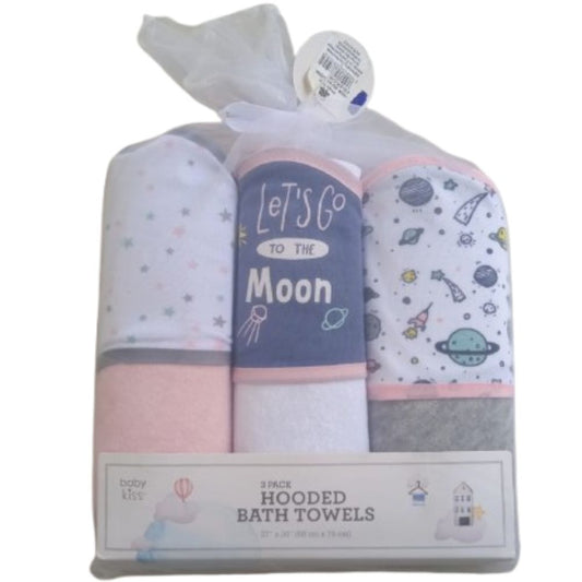 Hooded Bath Towels – Pack of 3