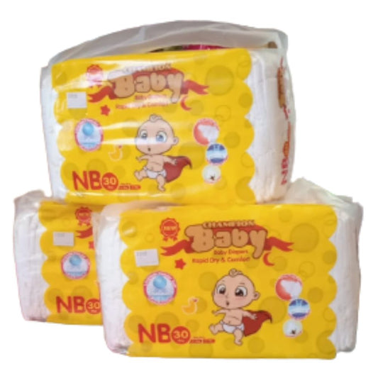 Champion NB Diaper Pack (3-Pk)