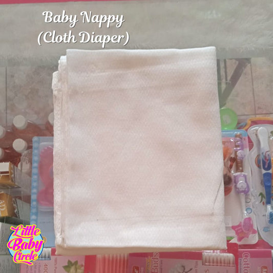 Baby Nappy (Cloth Diaper): 3 Pieces