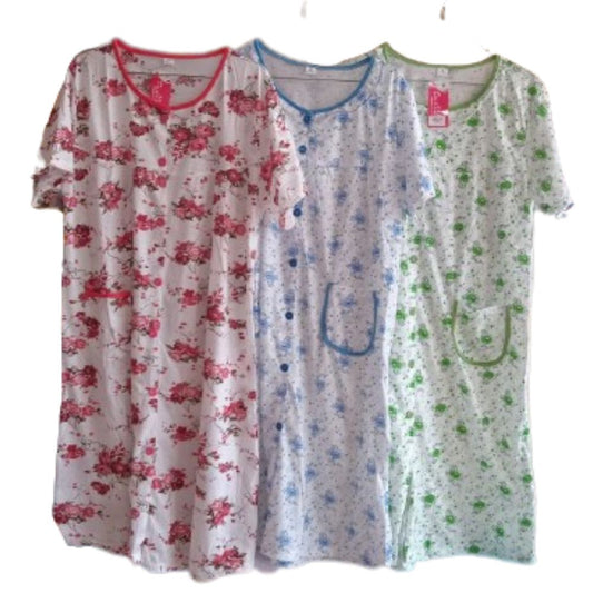Maternity (Nursing) Night Gowns: 3 Pk